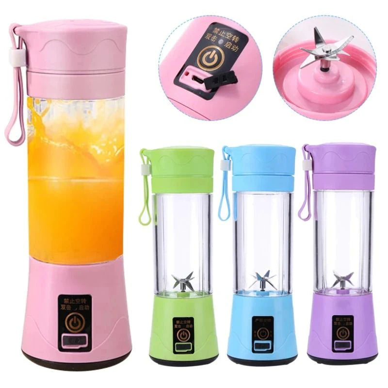 Liquidificador Elétrico Usb Recarregavel Portátil 6 Lâminas 110v/220v Cozinha Cozuti