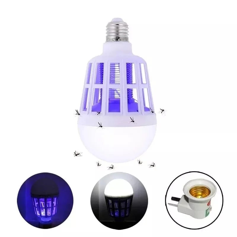 Lâmpada Luz Led Mata Mosquito Pernilongo Insetos Inseticida Repelente Elétrica Cozuti