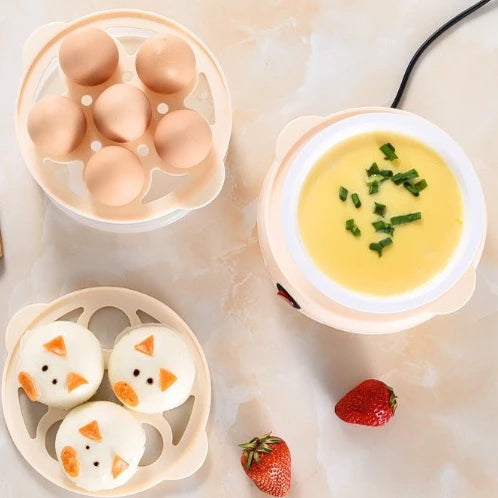 Cozedor de Ovos Portátil Elétrico Cozinha à Vapor Egg Cooker Bivolte Cozuti