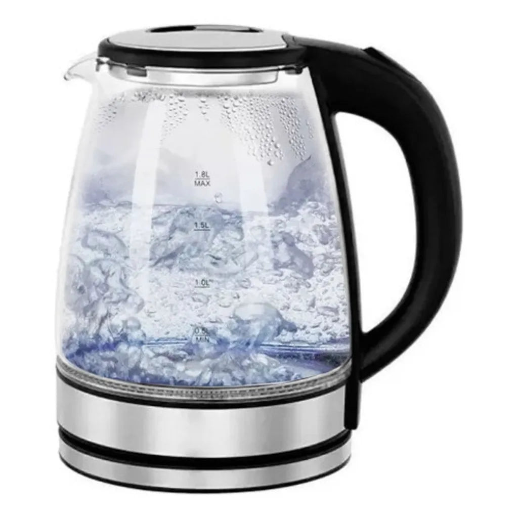 Chaleira Elétrica, Aquecedor Elétrico, café, aço inoxidável, vidro technolo Cozuti