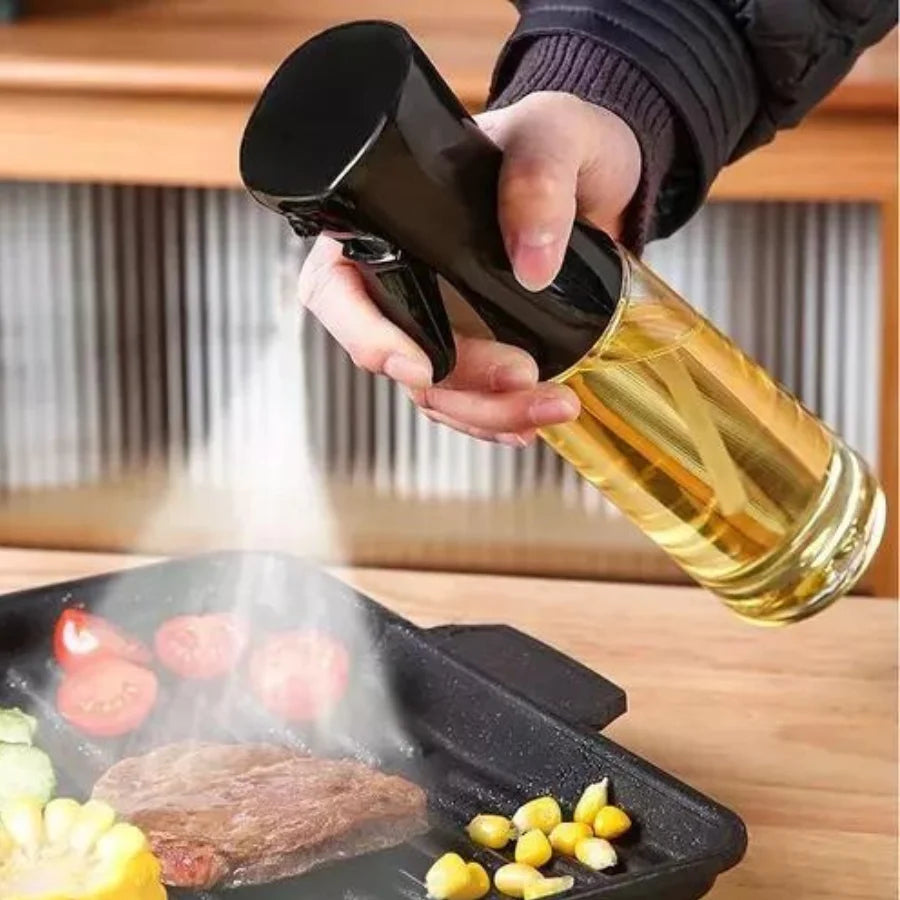 Garrafa De Spray De Óleo De Cozinha Fritadeira De Ar Atomizador De Óleo Dispen Cozuti