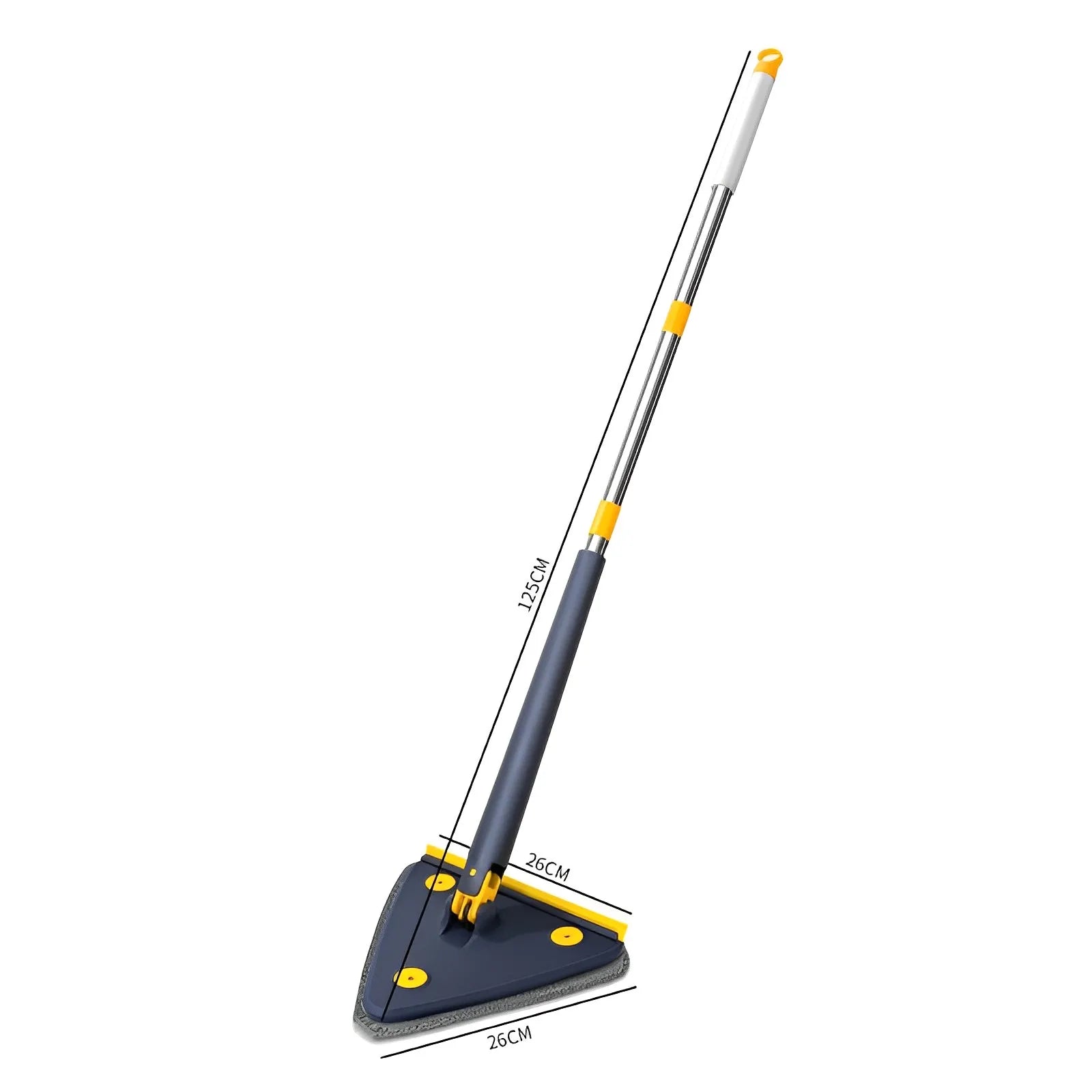 DAFUSHOP Esfregão Triangulo Mop De Limpeza Ajustável Giratória 360° Cozuti