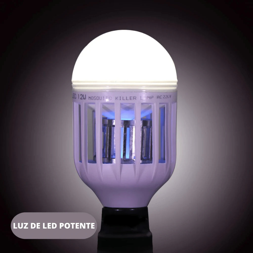 Lâmpada Luz Led Mata Mosquito Pernilongo Insetos Inseticida Repelente Elétrica Cozuti