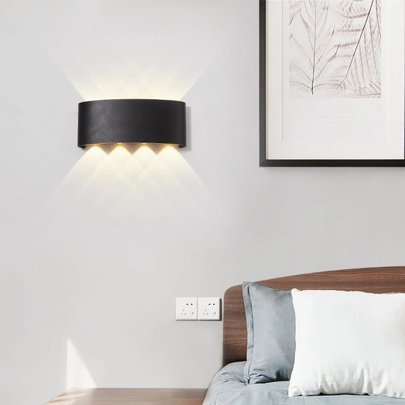 Lâmpada de Parede Led Arandela iluminação Interna E Externa Quarto Sala de Es Cozuti
