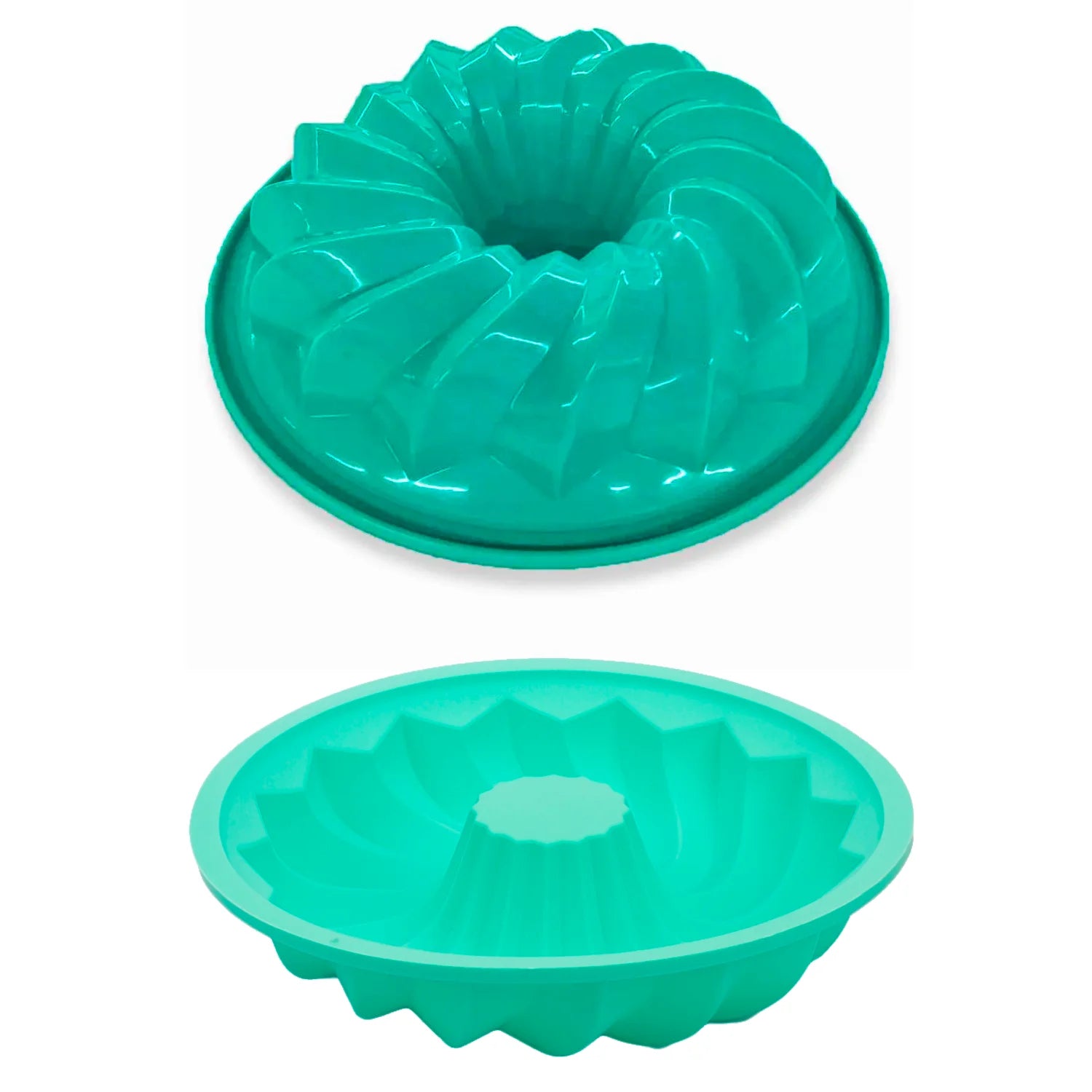 Forma Assadeira de Silicone Vazada mini vulcão para bolos Bundt não gruda Ferr Cozuti