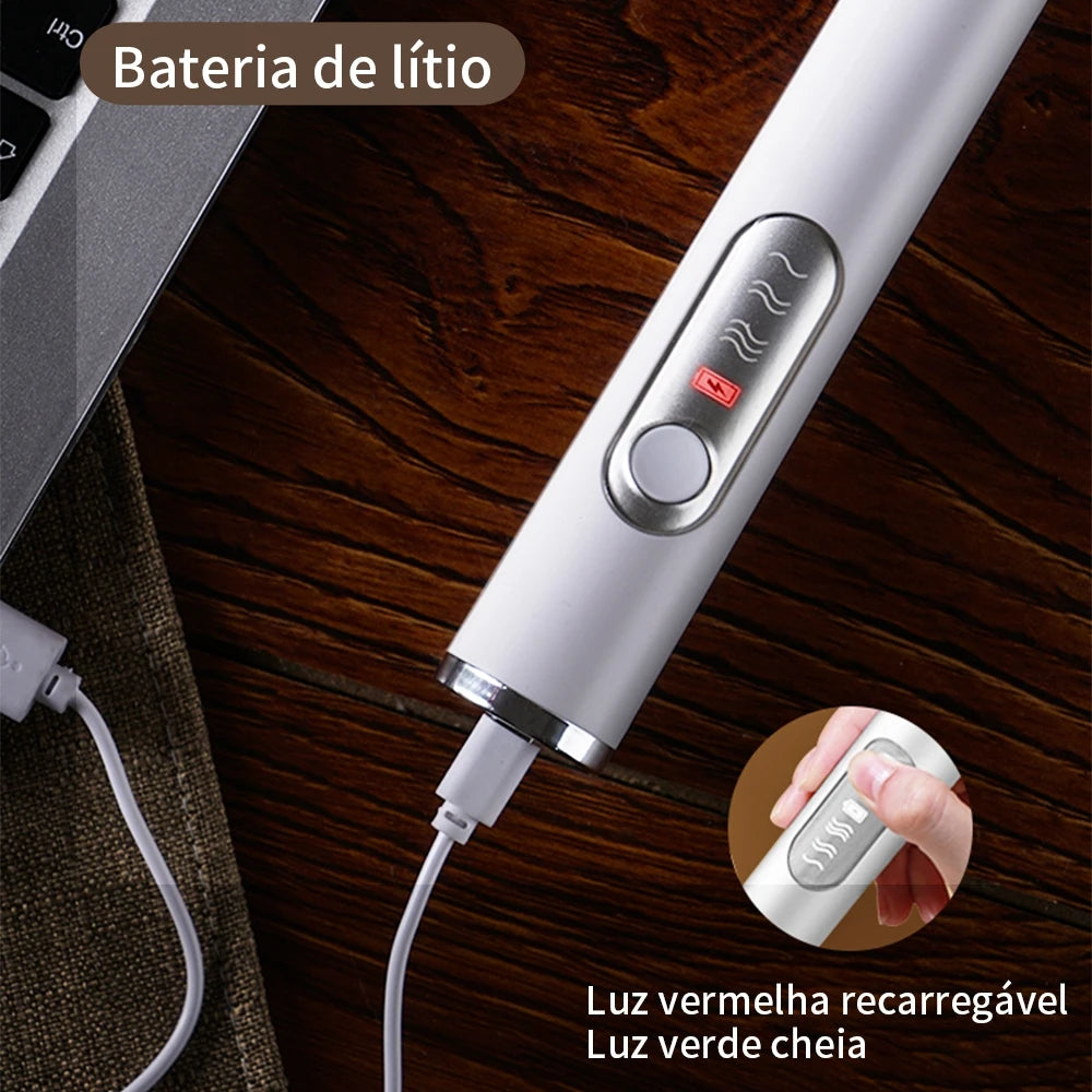 Batedor Misturador Mixer Elétrico para Bebidas Leite Café Clara portátil de O Cozuti
