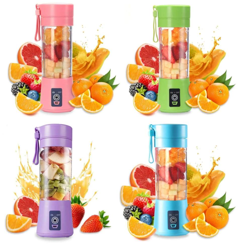 Liquidificador Elétrico Usb Recarregavel Portátil 6 Lâminas 110v/220v Cozinha Cozuti